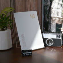 Load image into Gallery viewer, Monolike Paper Frame Photo Card Minhwa, Butterfly 5P SET - 4x6 Inch Picture Frame Note Card, Greeting cards, Assorted Happy Birthday, Thank you