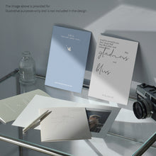 Load image into Gallery viewer, Monolike Paper Frame Photo Card Soft, White 5P SET - 4x6 Inch Picture Frame Note Card, Greeting cards, Assorted Happy Birthday, Thank you, Gift