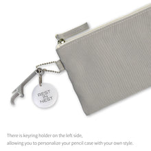 Load image into Gallery viewer, Monolike Archive 247 Flat Pen Case, Gray - Pencil Pouch, Portable Pencil Bag, Pencil Case, Office Pouch case, Pen case