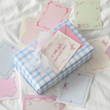 Load image into Gallery viewer, Monolike Day by Day Card, 118 Ribbon Label - Mix 48 Mini Single cards, 24 envelopes Package