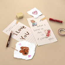 Load image into Gallery viewer, Monolike Happy and Lucky Littles Series.2 Mini Letter Paper and Envelopes Set - 8Type, 32 Letter Paper + 16 Envelopes