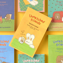 Load image into Gallery viewer, Monolike Unmatched Friends Paperback Line Notebook - 04. Polar bear_Design note, Mini note, Simple note, Notebook, 192 Pages, 4.13x6.69