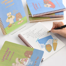 Load image into Gallery viewer, Monolike Unmatched Friends A5 Line Spiral Notebook, Cherry on top - Hardcover 5.83 x 8.27inch 128 Page