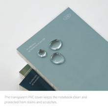 Load image into Gallery viewer, Monolike Archive 247 Solid PVC Handy Notebook, Khaki - Exposed Binding, PVC cover, Academic, Journal, Diary, 160pages