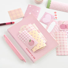 Load image into Gallery viewer, Monolike Strawberry Vanilla Sticker Pack (102pcs) - Aesthetic Scrapbooking Material, Writable Paper Sticker Set for Planners and Journals Decor
