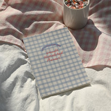 Load image into Gallery viewer, Monolike BASIC Unmatched Friends 6-Month Undated Planner, Blue Check - Undated Academic Weekly & Monthly Planner