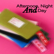 Load image into Gallery viewer, Monolike Afternoon Night and Day flat pen case, Black - Pencil Pouch, Portable Pencil Bag, Pencil Case, Office Pouch case