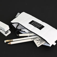 Load image into Gallery viewer, Monolike Little Doodle Cushion Pencil Case, White - Pencil Pouch, Portable Pencil Bag, Pencil Case, Office Pouch case, Cushion, Soft, achromatic color