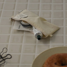 Load image into Gallery viewer, Monolike Archive 247 Flat Pen Case, Ivory - Pencil Pouch, Portable Pencil Bag, Pencil Case, Office Pouch case, Pen case