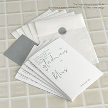 Load image into Gallery viewer, Monolike Paper Frame Photo Card Soft, Blue 5P SET - 4x6 Inch Picture Frame Note Card, Greeting cards, Assorted Happy Birthday, Thank you