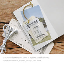 Load image into Gallery viewer, Monolike Capture The Life PVC Handy Notebook, Park - Exposed Binding, PVC cover, Academic, Journal, Diary, 160pages