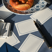 Load image into Gallery viewer, Monolike Day by Day Card, 112 Blank Blue - Mix 48 Mini Single cards, 24 envelopes Package