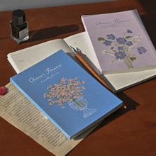 Load image into Gallery viewer, Monolike BASIC Olivia's Flowers 6-Month Undated Planner, Purple - Undated Academic Weekly & Monthly Planner