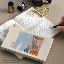 Load image into Gallery viewer, Monolike Seoul Paperback Line Notebook - 02. Haebangchon_Design note, Mini note, Simple note, Notebook, 192 Pages, 4.13x6.69