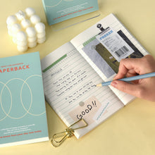 Load image into Gallery viewer, Monolike Objet Paperback Line Notebook - 01. Mint_Design note, Mini note, Simple note, Notebook, 192 Pages, 4.13x6.69