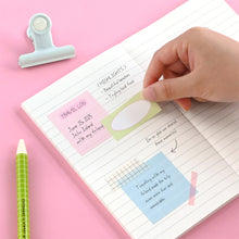 Load image into Gallery viewer, Monolike Color Palette Sticky Plan 30p Series. 2 A SET 4P - Self-Adhesive Memo Pad 30 Sheets