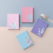 Load image into Gallery viewer, Monolike Memopad Flower For You A SET - 4 Packs, 4 Different Designs, 100 Sheets Per Pad, Total 400 Sheets, Note pads, Writing pads