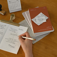 Load image into Gallery viewer, Monolike Archive 247 Solid PVC Handy Notebook, Orange - Exposed Binding, PVC cover, Academic, Journal, Diary, 160pages