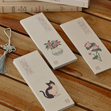 Load image into Gallery viewer, Monolike Minhwa Paper Bookmarks - 36-Pack, 9 Unique Designs, DIY Bookmark, Gift for Book Lovers