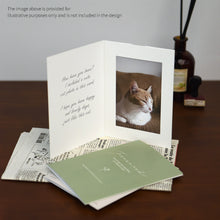 Load image into Gallery viewer, Monolike Paper Frame Photo Card Soft, White 5P SET - 4x6 Inch Picture Frame Note Card, Greeting cards, Assorted Happy Birthday, Thank you, Gift