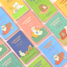 Load image into Gallery viewer, Monolike Unmatched Friends Paperback Line Notebook - 01. Picnic_Design note, Mini note, Simple note, Notebook, 192 Pages, 4.13x6.69