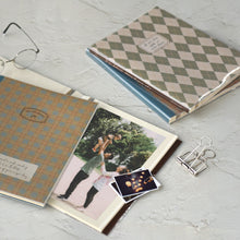 Load image into Gallery viewer, Monolike Archive247 Classic PVC Adhesive Photo Album, Brown argyle - Photo Album, Photo Book, Adhesive Album, Design Album