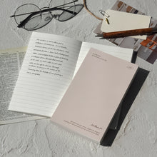 Load image into Gallery viewer, Monolike Archive 247 Solid PVC Handy Notebook, Beige - Exposed Binding, PVC cover, Academic, Journal, Diary, 160pages