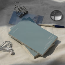 Load image into Gallery viewer, Monolike Archive 247 Solid PVC Handy Notebook, Sky - Exposed Binding, PVC cover, Academic, Journal, Diary, 160pages