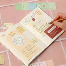 Load image into Gallery viewer, Monolike Wow Sticker Ribbon Label Series.1 + Series.2 Set - Mini Size Cute Stickers, Square Stickers