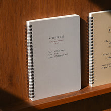 Load image into Gallery viewer, Monolike A5 Planning Notebook Archive 247, Brown - Undated 4-Month Planner, Portable Lay-Flat Spiral-Bound Diary for Office Use