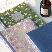 Load image into Gallery viewer, Monolike Olivia's Flowers PVC Adhesive Photo Album, Blue - Photo Album, Photo Book, Adhesive Album, Design Album