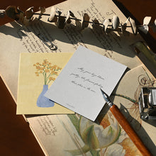 Load image into Gallery viewer, Monolike Day by Day Card, 106 Olivia's Flowers Series.1 - Mix 48 Mini Single cards, 24 envelopes Package