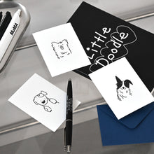 Load image into Gallery viewer, Monolike Day by Day Card, 121 The Fluffy Club - Mix 48 Mini Single cards, 24 envelopes Package