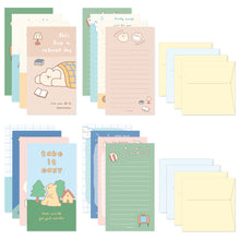 Load image into Gallery viewer, Monolike Story town Afternoon A Mini Letter Paper and Envelopes Set - 8Type, 32 Letter Paper + 16 Envelopes