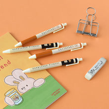 Load image into Gallery viewer, Monolike Unmatched Friends B SET 0.38mm Gel Pens 5Pcs - Black Ink, Fine Point Smooth Writing Pens, Office School Supplies