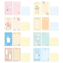 Load image into Gallery viewer, Monolike Story town Afternoon B Mini Letter Paper and Envelopes Set - 8Type, 32 Letter Paper + 16 Envelopes