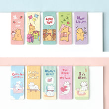 Load image into Gallery viewer, Monolike Magnetic Bookmarks Storytown Momo + Azzle, 10 Pieces