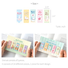 Load image into Gallery viewer, Monolike Magnetic Bookmarks Storytown Momo + Azzle, 10 Pieces