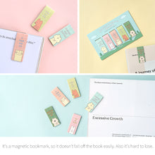 Load image into Gallery viewer, Monolike Magnetic Bookmarks Storytown Afternoon ver.1 + ver.2, 10 Pieces
