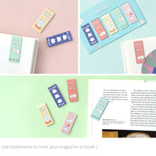 Load image into Gallery viewer, Monolike Magnetic Bookmarks Storytown Afternoon ver.1 + ver.2, 10 Pieces