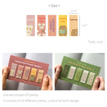 Load image into Gallery viewer, Monolike Magnetic Bookmarks Unmatched Friends Series.1+Series.2, 10 Pieces