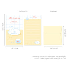 Load image into Gallery viewer, Monolike Story town Afternoon C Mini Letter Paper and Envelopes Set - 8Type, 32 Letter Paper + 16 Envelopes