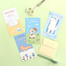 Load image into Gallery viewer, Monolike Story town Afternoon C Mini Letter Paper and Envelopes Set - 8Type, 32 Letter Paper + 16 Envelopes