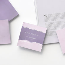 Load image into Gallery viewer, Monolike Memopad Color Painting A SET - 4 Packs, 4 Different Designs, 100 Sheets Per Pad, Total 400 Sheets, Note pads, Writing pads