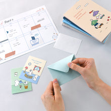 Load image into Gallery viewer, Monolike Day-by-day Card, Willy Kelly - Mix 36 Mini Postcards, 36 envelopes, 36 stickers Package