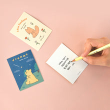 Load image into Gallery viewer, モノライク デイバイデー カード ストーリータウン午後 Ver.1 Day-by-day card, Story town afternoon Ver.1 カード - 36枚 封筒 36枚 ステッカー 36個セット ミニデザイン お祝いカード 感謝カード