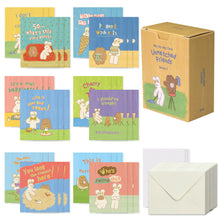 Load image into Gallery viewer, Monolike Day-by-day Card, Unmatched Friends Series.1 - Mix 36 Mini Postcards, 36 envelopes, 36 stickers Package
