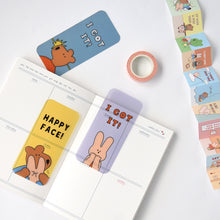 Load image into Gallery viewer, Monolike Happy and Lucky Hard Bookmark 6P SET