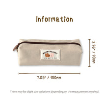 Load image into Gallery viewer, Monolike Happy and Lucky Block Pen Case, Beige - Pencil Pouch, Portable Pencil Bag, Pencil Case, Office Pouch case
