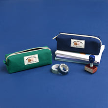 Load image into Gallery viewer, Monolike Happy and Lucky Block Pen Case, Green - Pencil Pouch, Portable Pencil Bag, Pencil Case, Office Pouch case